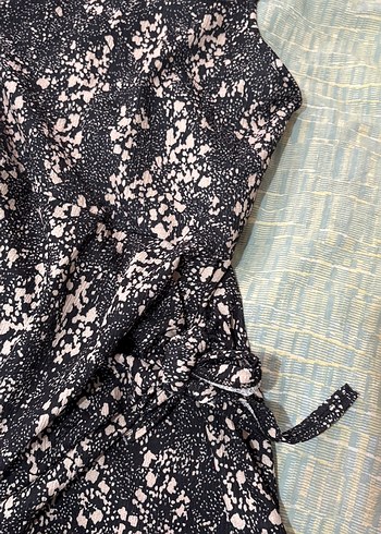 Siyah Bağcıklı Mini Dantel Detaylı Tulum - Görsel 3