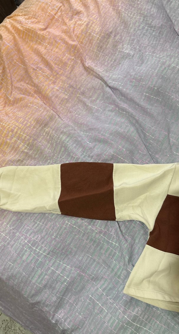 Düğmeli Kahverengi Kadın Sweatshirt - Görsel 3