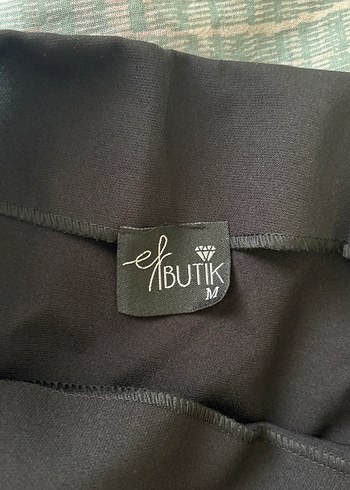 Siyah Kemerli Mini Etek - Görsel 3