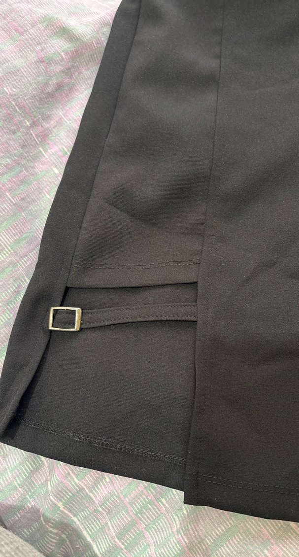 Siyah Kemerli Mini Etek - Görsel 4