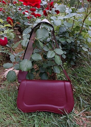 Bordo Baget Çanta