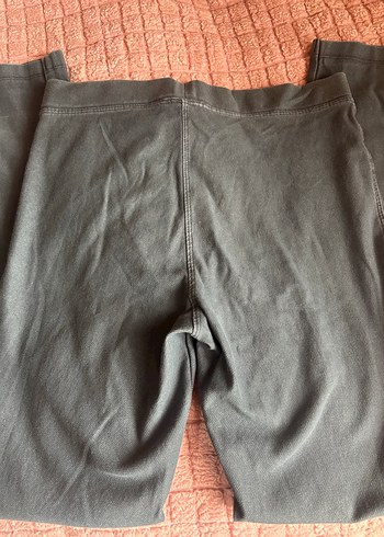 Gri kız çocuk Kot görünümlü tayt  5-10 yaş - Görsel 4