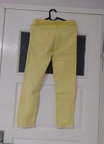 Limon rengi pantolon