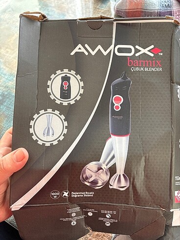 Awox barmix blender hiç kullanılmadı kutusunda