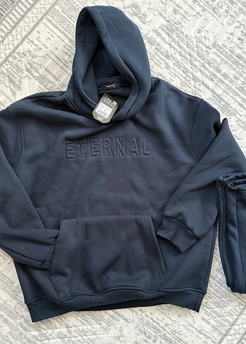 Lacivert erkek Madmext kalın Eşofman Takımı - Görsel 5