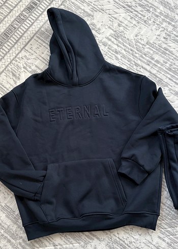 Lacivert erkek Madmext kalın Eşofman Takımı - Görsel 11