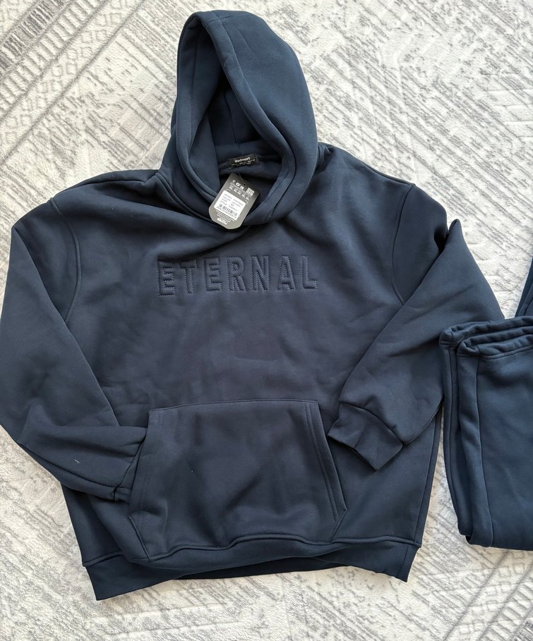 Lacivert erkek Madmext kalın Eşofman Takımı - Görsel 5