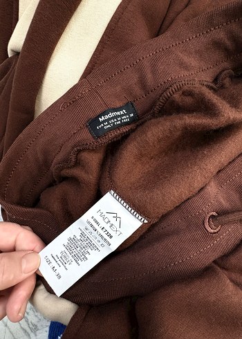 Acı Kahve Madmext erkek Sweatshirt ve Eşofman Takımı - Görsel 8