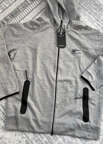 Madmext Gri Fermuarlı erkek Eşofman Takımı sıfır - Görsel 6