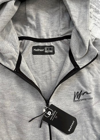 Madmext Gri Fermuarlı erkek Eşofman Takımı sıfır - Görsel 14