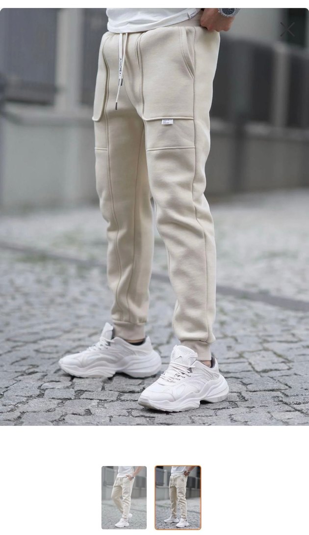 Madmext cargo cepli  Bağcıklı Erkek Outdoor Eşofman Altı - Görsel 2