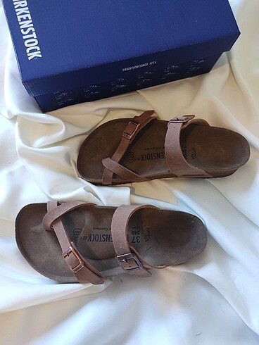 39 Beden #Kadın #Birkenstock #Taba #Terlik