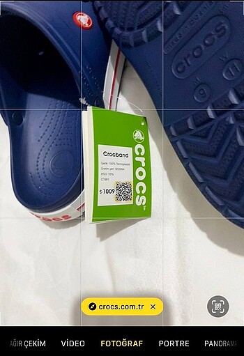 42 Beden lacivert Renk Crocs Terlik