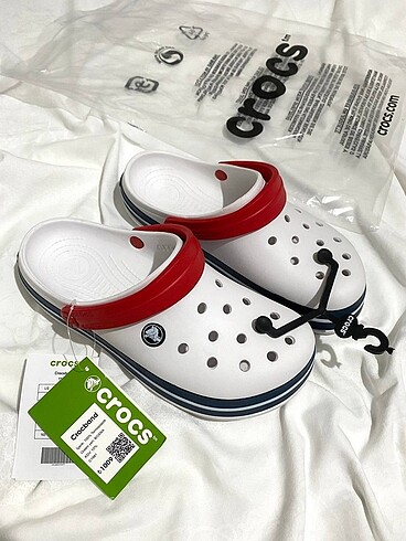 36 Beden beyaz Renk Crocs Terlik
