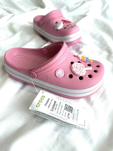 31 Beden pembe Renk Crocs Terlik