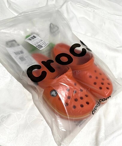 35 Beden turuncu Renk Crocs Terlik