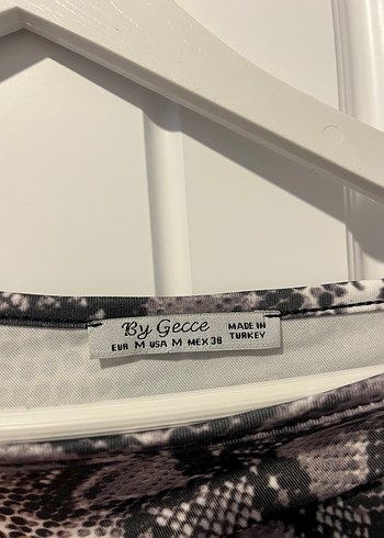 Yılan Desenli Gri Midi Mini Elbise - Görsel 2