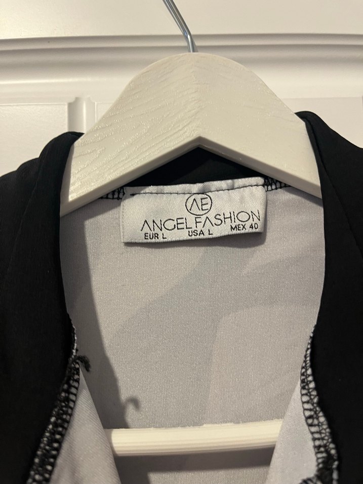 Kadın Baskılı Kısa Tulum, Düğmeli, Yüksek Yaka - Görsel 5