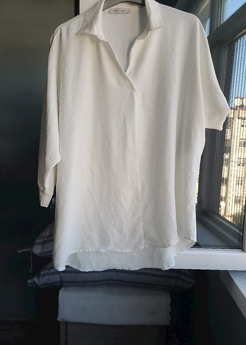 Beyaz beyaz gomlek - Görsel 6