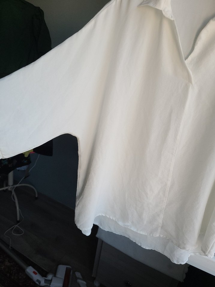 Beyaz beyaz gomlek - Görsel 2