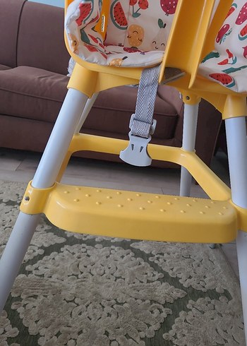 Sarı Pastel Renkli Bebek Mama Sandalyesi - Görsel 7