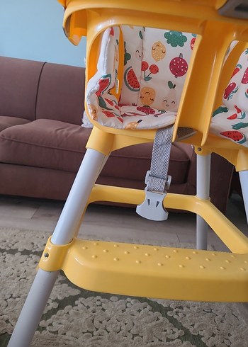 Sarı Pastel Renkli Bebek Mama Sandalyesi - Görsel 8