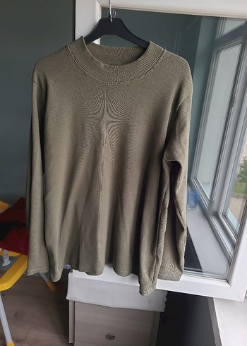 Bej Kadın Uzun Kollu Basic ribana sıvıt - Görsel 2