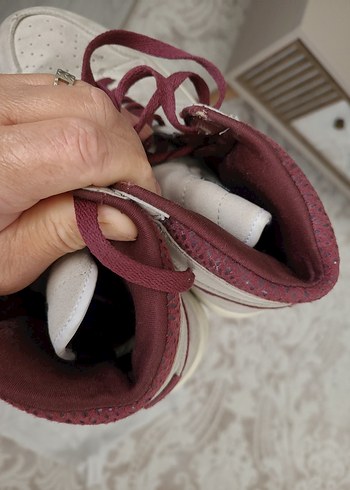 Nike Bordo Gri Kadın Sneakers Spor Ayakkabı