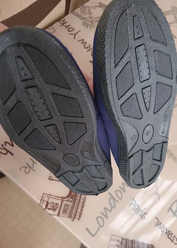 Erkek Lacivert Cırt Cırtlı Espadril 45 numara - Görsel 5