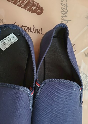 Erkek Lacivert Cırt Cırtlı Espadril 45 numara - Görsel 3