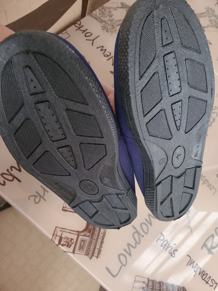 Erkek Lacivert Cırt Cırtlı Espadril 45 numara - Görsel 5