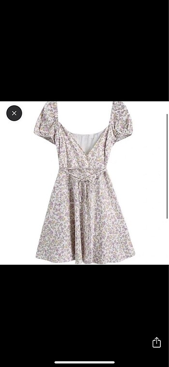 Zara Zara sıfır etiketli çiçekli elbise