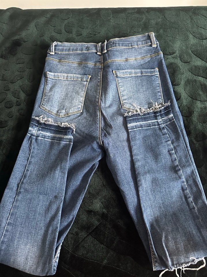 Kadın Mavi LC Waikiki Likralı Yüksek Bel Jean - Görsel 2