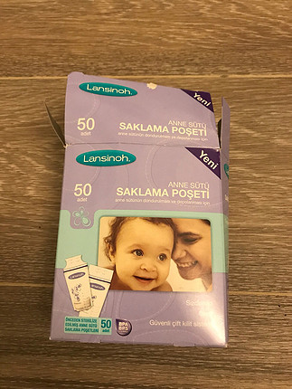 Süt saklama poşeti