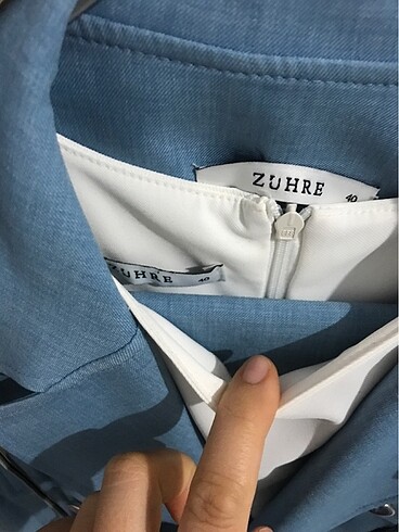 40 Beden Zühre markasından sadece bir kez giydiğim takım tunik pantolon v