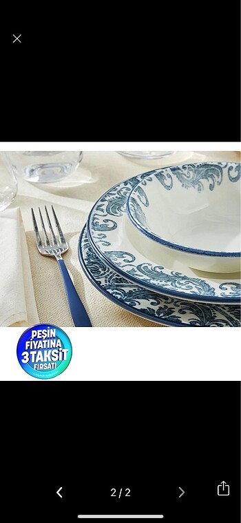 English Home 2 kişilik english home yemek takımı