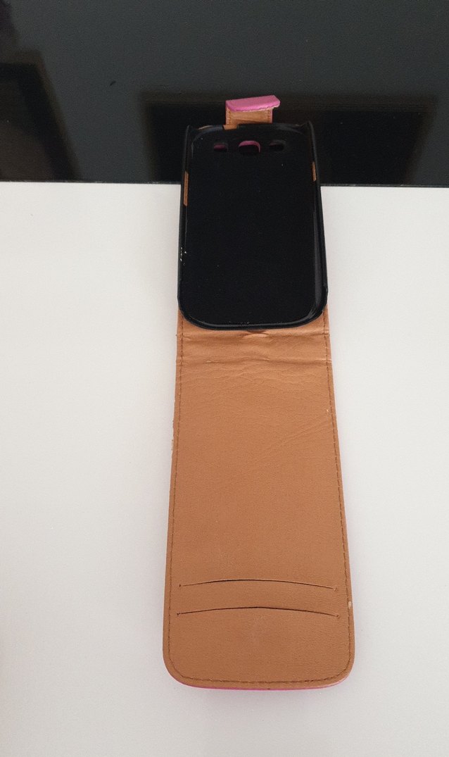 Mıknatıslı Pembe Modern Telefon Kılıfı - Görsel 3