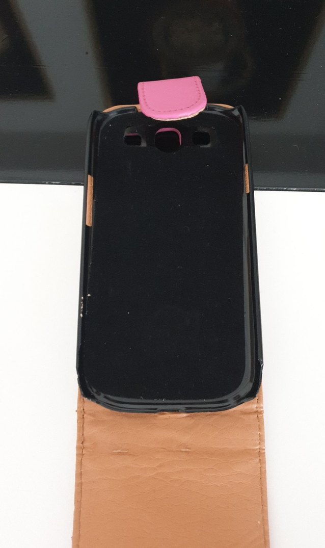 Mıknatıslı Pembe Modern Telefon Kılıfı - Görsel 4