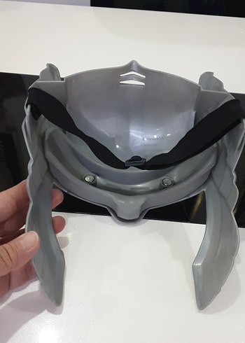 Gri Süper Kahraman Maskesi - Görsel 2