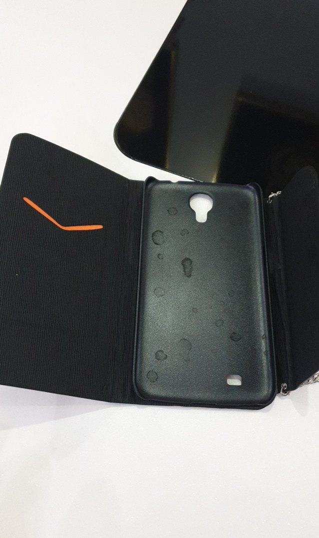 Parlak Siyah Yılan Desenli Deri Çanta telefon kılıfı - Görsel 4