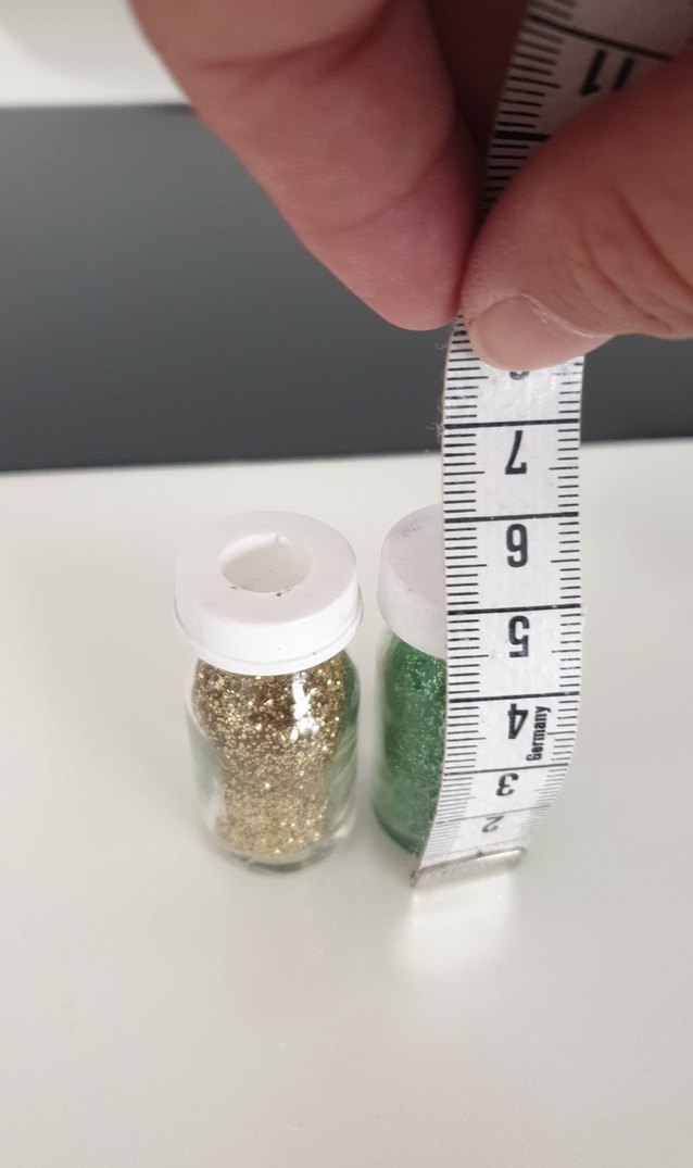 Parlak Yeşil ve Altın Sarısı Tırnak Süsleme Tozu - Görsel 3