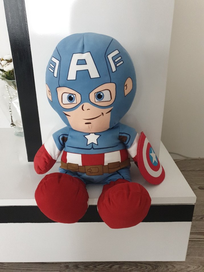 Kaptan Amerika Peluş Aksiyon Figürü 56 cm - Görsel 2