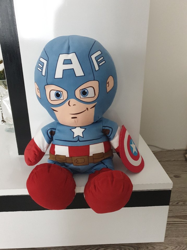 Kaptan Amerika Peluş Aksiyon Figürü 56 cm - Görsel 3