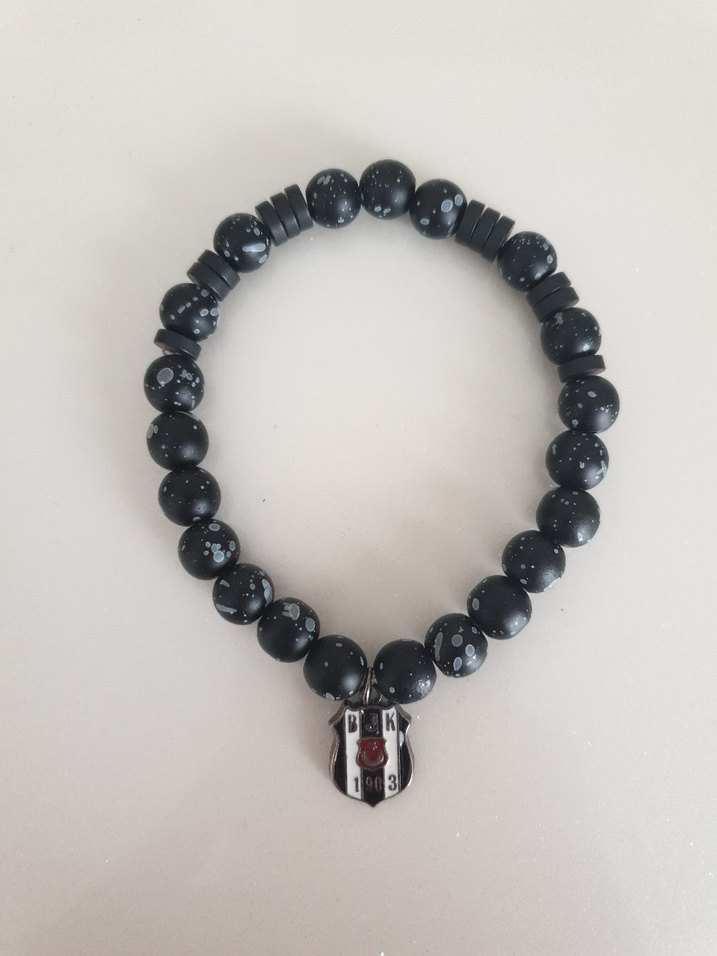 BEŞİKTAŞ DOĞAL TAŞ BİLEKLİK 02 + 25Y - Görsel 2