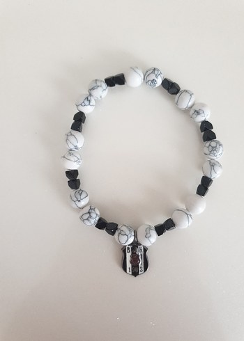 BEŞİKTAŞ DOĞAL TAŞ BİLEKLİK 06 + 25Y - Görsel 2