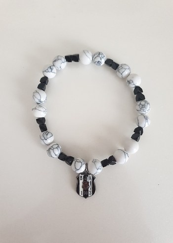 BEŞİKTAŞ DOĞAL TAŞ BİLEKLİK 06 + 25Y - Görsel 4