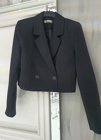 l Beden siyah Renk Blazer ceket