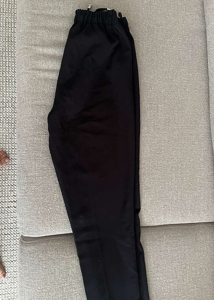 Siyah havuç pantolon - Görsel 2