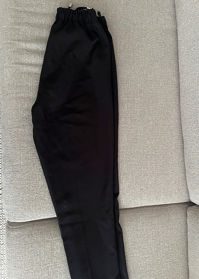 Siyah havuç pantolon - Görsel 3