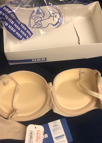 34 Beden Minimalist Bej Mini Sütyen